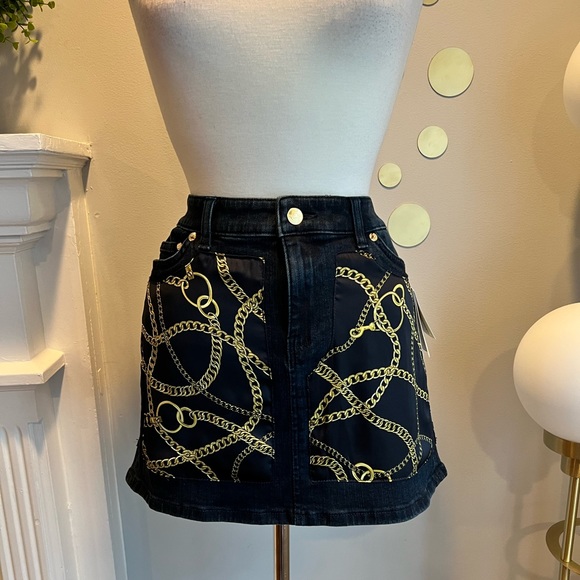 MICHAEL Michael Kors Dresses & Skirts - NWT MICHAEL Michael Kors Women Blue Denim Mini Skirt